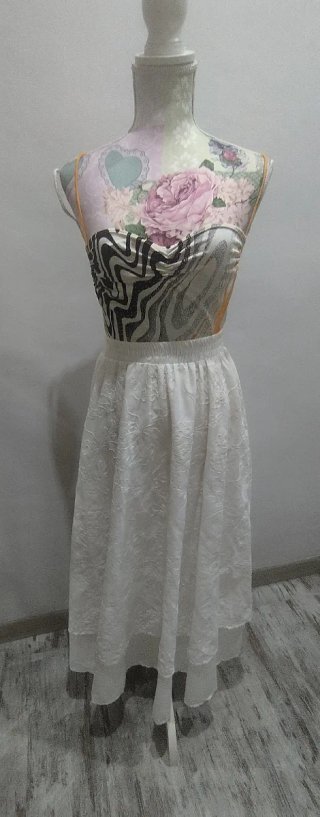 Falda maxi vintage. Bonnie Boynton