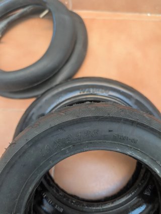 Ruedas y cámaras patinete eléctrico