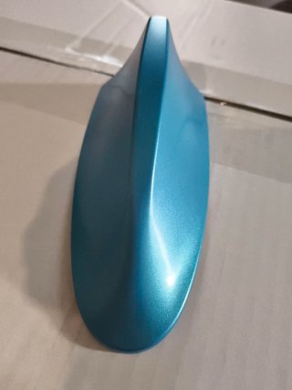 Antena de coche azul