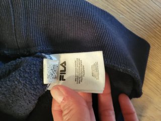 Sudadera Fila Azul con Logo