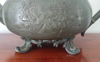 Tetera antigua inglesa siglo XIX.