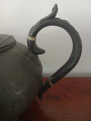 Tetera antigua inglesa siglo XIX.