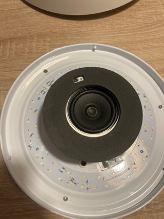 Lámpara de techo redonda con  Bluetooth