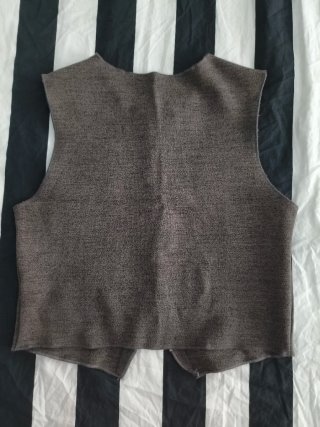 Top Zara botones plateados