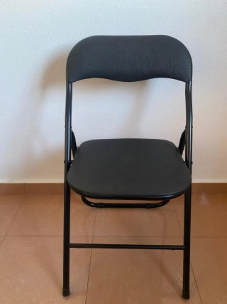 Silla Plegable Negra