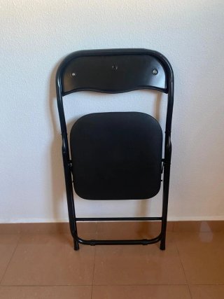 Silla Plegable Negra