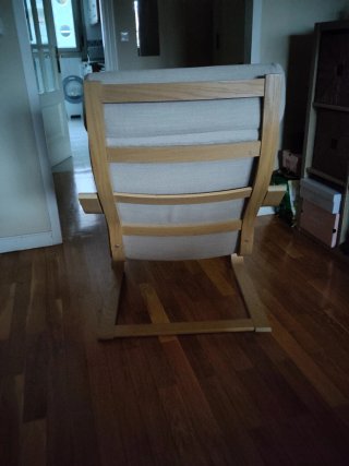 Mecedora Poäng IKEA Beige/Madera
