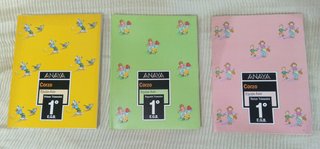Libros de texto de EGB Anaya trimestre 1989