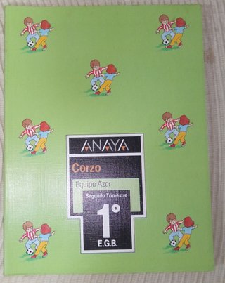 Libros de texto de EGB Anaya trimestre 1989