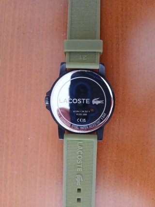 Reloj Lacoste Negro y Verde Poco Uso,sin caja