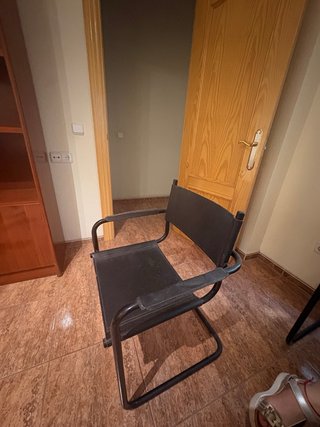 Juego de 9 Sillas Negras