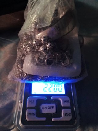 Lote Joyas Plata Variadas peso 220 gramos