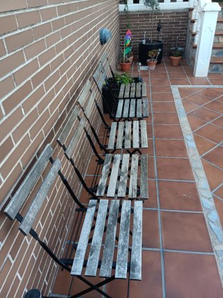 Sillas de madera para jardín
