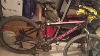 Bicicleta Conor 6300 Negra y Rosa
