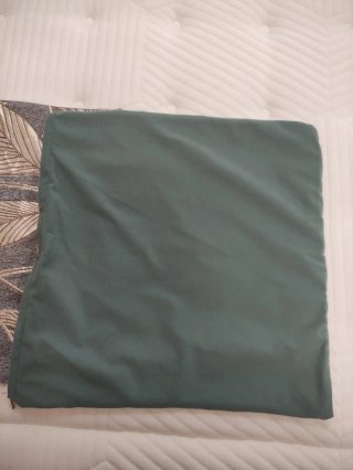 Fundas Cojín Hoja Plateada y Turquesa ×3