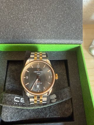 Reloj Certina Oro y Plata