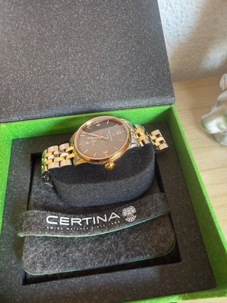 Reloj Certina Oro y Plata