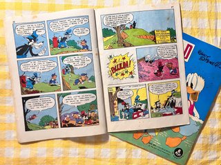 Lote 2 Cómics Pato Donald Walt Disney