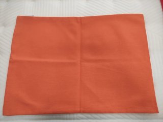 Fundas de cojín x2 naranja y morada