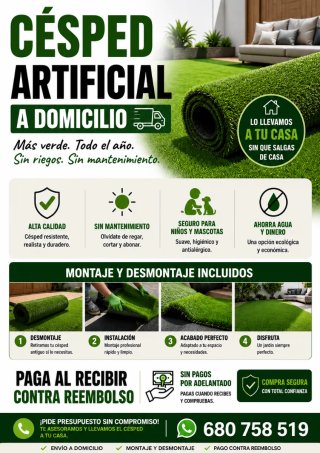 Césped Artificial a Domicilio