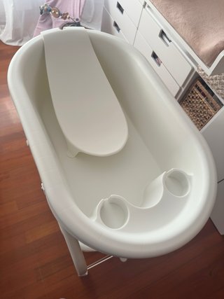 Bañera cambiador para bebé con estampado