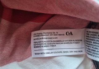Polo C&A niño talla 116 cm