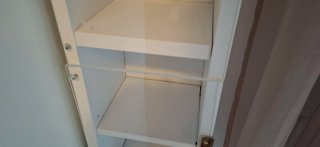 Mueble CD's Blanco Ikea con metacrilato protector