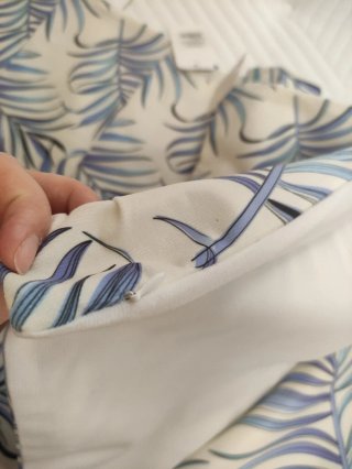 Fundas de cojín con estampado de hojas ×4