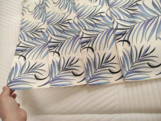 Fundas de cojín con estampado de hojas ×4