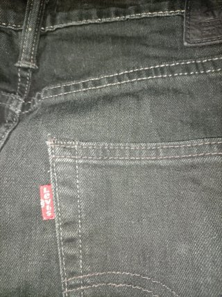 Pantalones Levi's Negros Talla 52