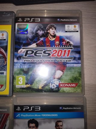 Lote 4 juegos PS3: PES y FIFA