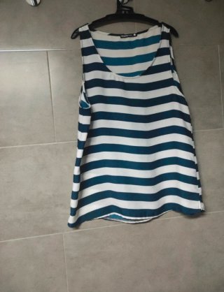 Camiseta marinera rayas azul y blanco