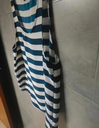 Camiseta marinera rayas azul y blanco