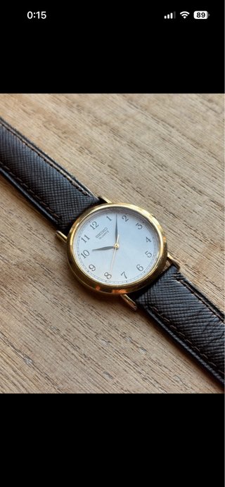 Reloj Seiko Dorado Clásico