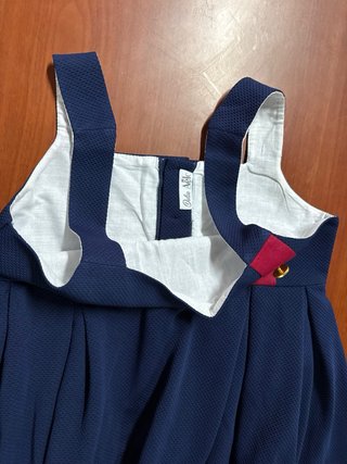 Falda Peto Azul y Rojo