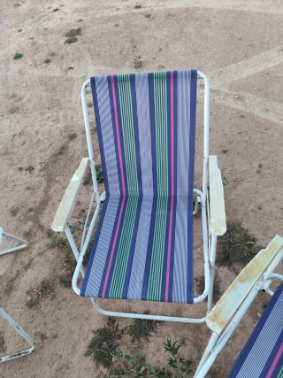 Sillas de camping plegables (Set de 5)