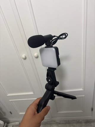 Kit Youtuber: Micrófono, Luz y Trípode