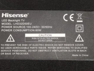 Televisor Hisense LHD32D50EU Despiece