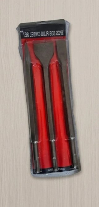 Set 3 Punte Martello Pneumatico SDS Plus