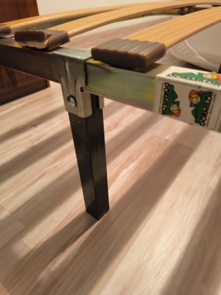 Somier de láminas madera y metal