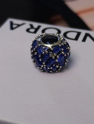 Charm Pandora Brillo Delicado Azul