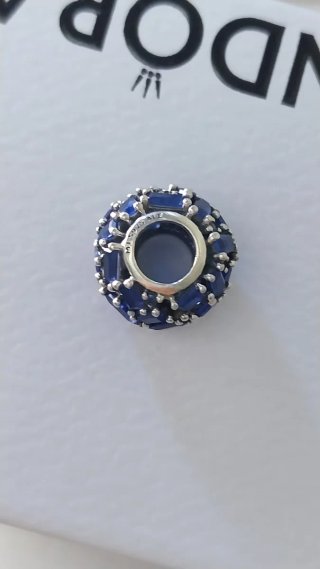 Charm Pandora Brillo Delicado Azul