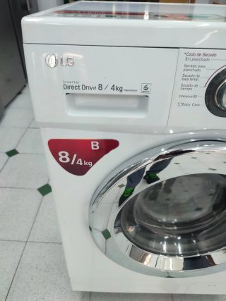 Lavadora con secadora LG 8/4kg 1400rpm clase B