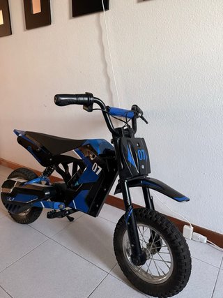 Mini Moto Eléctrica Motocross EVERCROSS Azul/Negro