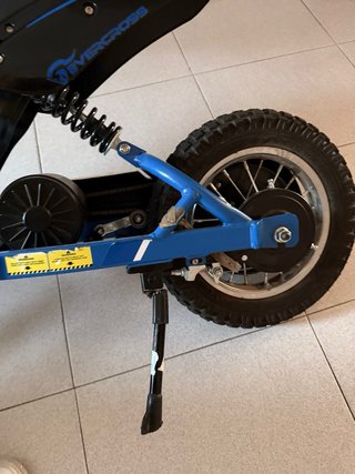 Mini Moto Eléctrica Motocross EVERCROSS Azul/Negro