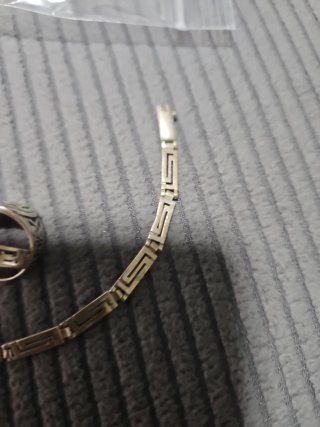 Conjunto Plata: Pulsera y Anillo