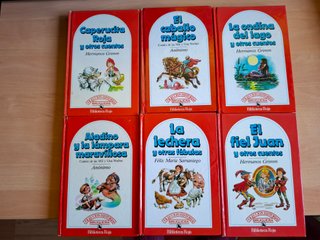 24 libros de cuentos de los años 80