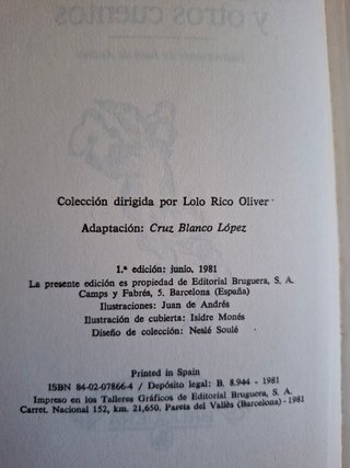 24 libros de cuentos de los años 80