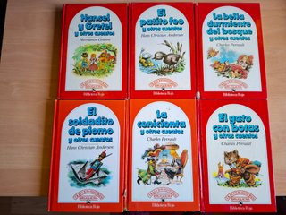 24 libros de cuentos de los años 80
