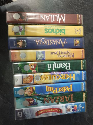 Lote Películas VHS Disney y Fox